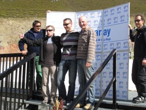 Podium masculino: Borja, Pablo y Kepa