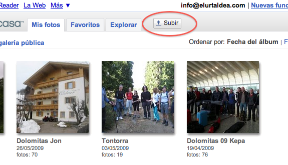 subir